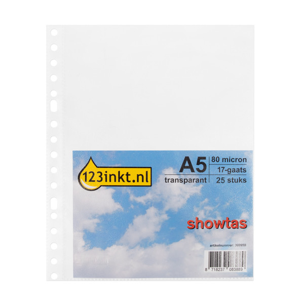 123inkt showtas A5 17-gaats 80 micron (25 stuks)  300959 - 1