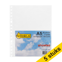 123inkt showtas A5 17-gaats 80 micron (500 stuks)