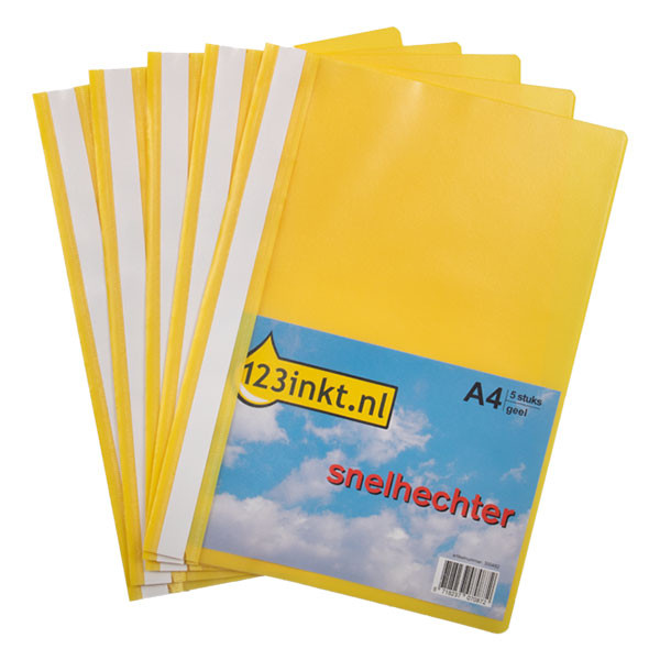 123inkt snelhechter geel A4 (5 stuks) 41910015C K-22038C 300452 - 1