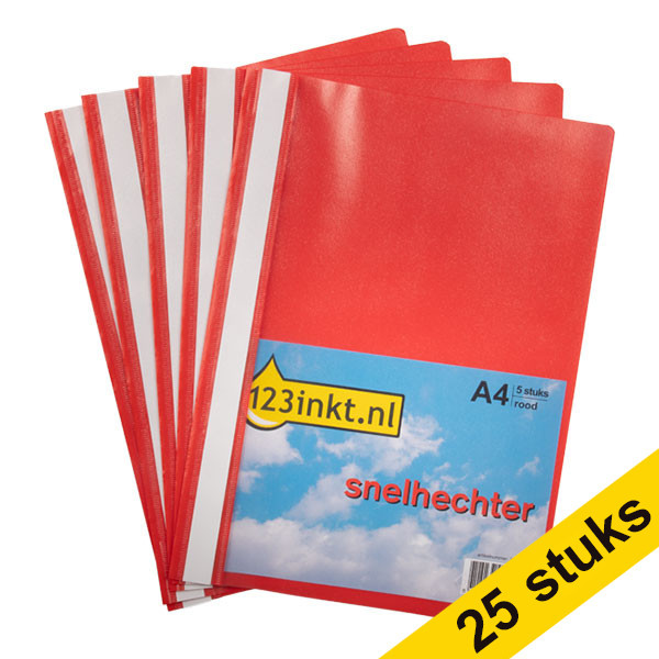 123inkt snelhechter rood A4 (25 stuks) K-22036C 300547 - 1