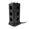 123inkt stekkerdoos toren met 12 stopcontacten en 5 USB zwart (2 meter) TP-VA5U12E-PD 390027 - 3