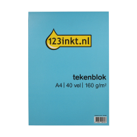 123inkt tekenblok A4 160 grams (40 vel) 400166107C 301430