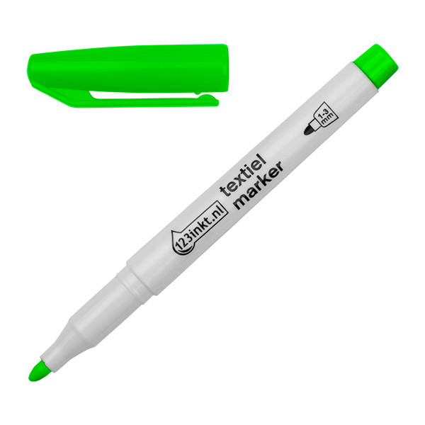 123inkt textielmarker pastelgroen (1 - 3 mm rond) 1047011C 33309 300848 - 1