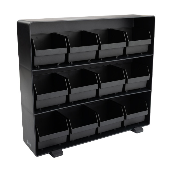 123inkt thee organizer zwart (12 compartimenten) 302561 - 1