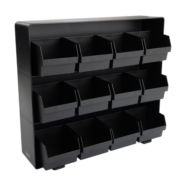123inkt thee organizer zwart (12 compartimenten) 302561 - 2