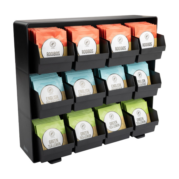 123inkt thee organizer zwart (12 compartimenten) 302561 - 4