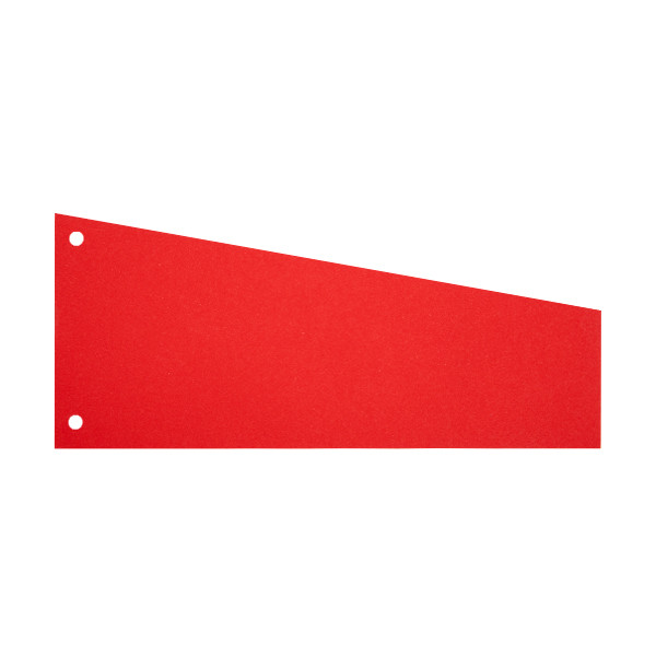 123inkt trapezium scheidingsstrook 240 x 105 / 60 mm rood (100 stuks)  301765 - 1