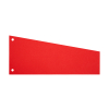 123inkt trapezium scheidingsstrook 240 x 105 / 60 mm rood (100 stuks)
