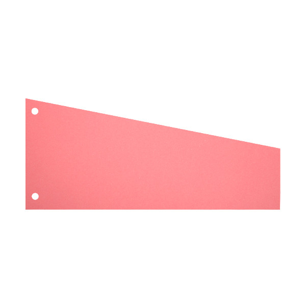 123inkt trapezium scheidingsstrook 240 x 105 / 60 mm roze (100 stuks) 0707013TRC 301768 - 1