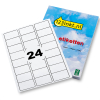 123inkt universele etiketten A4 63,5 x 33,9 mm wit (2.400 etiketten) FSC® Mix Credit 060310 - 1