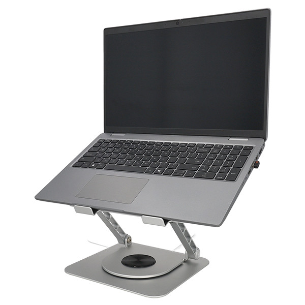 123inkt verstelbare aluminium laptopstandaard (10-17 inch) 371703 - 1