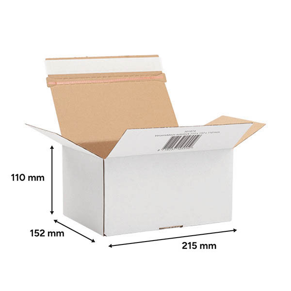 123inkt verzenddoos autolock 215 x 152 x 110 mm (10 stuks) 301874 - 2