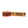 123inkt waarschuwingstape 'Fragile' oranje 50 mm x 66 m (1 rol)  301781 - 2