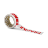123inkt waarschuwingstape 'Fragile' wit 50 mm x 66 m (1 rol) 07024-00018-03C 301780 - 3