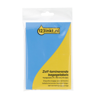 123inkt zelf-laminerende bagagelabels 71 x 115 mm (10 stuks)