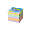 123inkt zelfklevende notes multipack 76 x 76 mm (geel/groen/blauw/roze/lila/oranje)