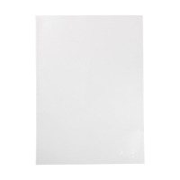 123inkt zichtmap transparant generfd A4 met U-opening 120 micron (25 stuks) 302407