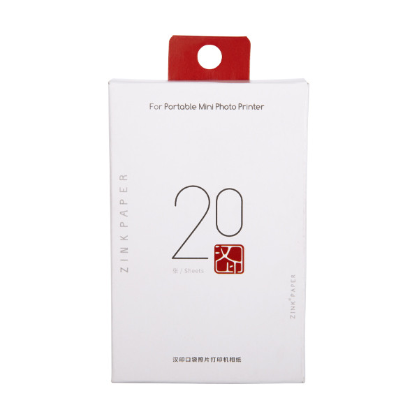 123inkt zinkpapier voor foto’s zelfklevend 5 x 7,6 cm (20 vel) 3214C002C 302224 - 1