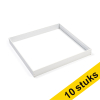 Aanbieding: 10x 123led paneel opbouwframe wit 60x60 cm