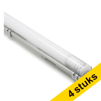 Aanbieding: 4x 123led IP65 TL-armatuur 150 cm | 4000K | 2640 lumen (22W) incl. TL-buis