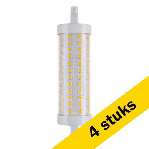 Aanbieding: 4x 123led R7S led-lamp staaflamp dimbaar 12.5W (100W) LDR06429 - 1