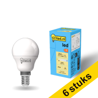 Aanbieding: 6x 123led E14 led-lamp kogel mat 2700K 2.5W (25W)