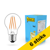 Aanbieding: 6x 123led E27 filament led-lamp peer daglichtsensor 7.3W (60W)