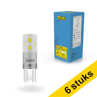Aanbieding: 6x 123led G9 LED capsule SMD Mat 2700K 2.6W (30W) LDR02323