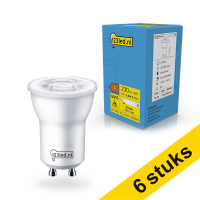 Aanbieding: 6x 123led GU10 LED spot | MR11 | 2700K | 2.8W (35W)