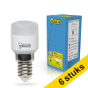 Aanbieding: 6x 123led LED lamp E14 | Buis T26 | Mat | 2700K | 1.3W (16W) LDR02367 - 1
