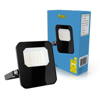 123led Breedstraler 10W | 4000K | 1200 lumen | IP65 | Zwart LDR02192