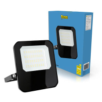 123led Breedstraler 30W | 6500K | 3600 lumen | IP65 | Zwart LDR02197
