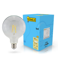 123led E27 filament led-lamp globe G125 dimbaar 7w (60w) LDR02108