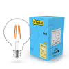 123led E27 filament led-lamp globe G95 dimbaar 7w (60w) LDR02098 - 1