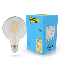 123led E27 filament led-lamp globe G95 dimbaar 7w (60w) LDR02102
