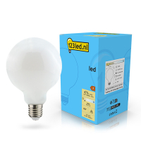 123led E27 led-lamp globe G95 mat dimbaar 4.5w (40w) LDR02096