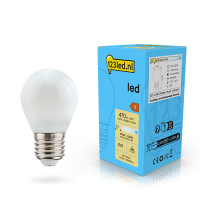 123led E27 led-lamp kogel mat dimbaar 4.5w (40w) LDR02084 123led E27 led-lamp kogel mat dimbaar 4.5w (40w) LDR02084