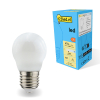 123led E27 led-lamp kogel mat dimbaar 4000K 4.5W (40W) LDR01820 - 1