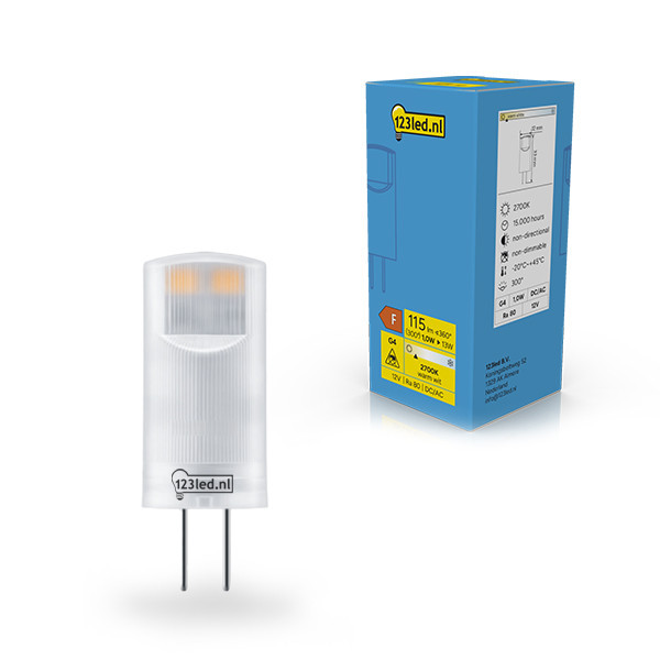 123led G4 LED capsule SMD 2700K 1W (13W) LDR02338 - 1