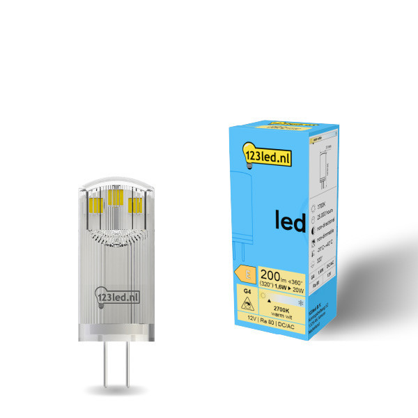 123led G4 led-capsule 1.6W (20W) LDR01928 - 1