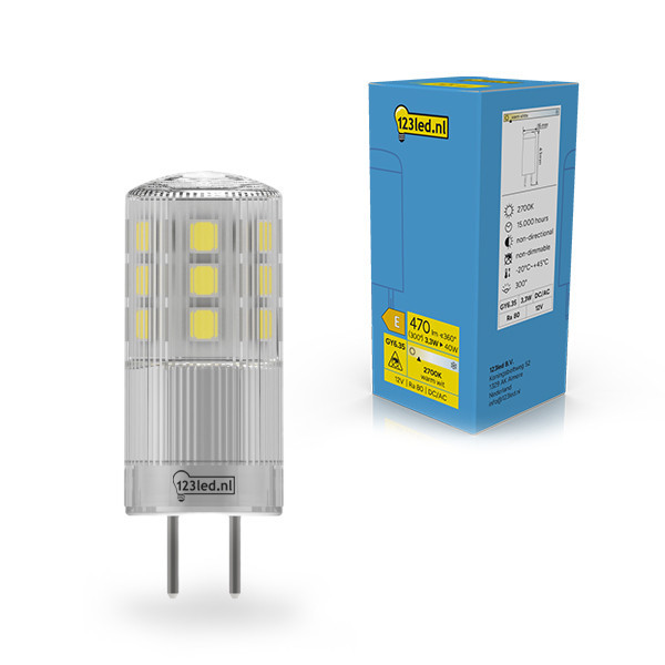 123led GY6.35 LED capsule SMD Helder 2700K 3.3W (40W) LDR02362 - 1