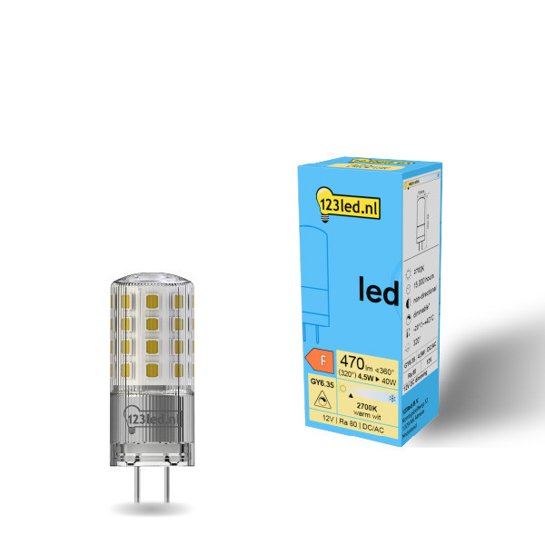 123led GY6.35 led-capsule dimbaar 4.5W (40W) LDR01946 - 1