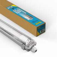 123led LED TL armatuur 120 cm incl. TL buis 4000K (840) 2160 lumen IP65 18W (36W) LDR08808