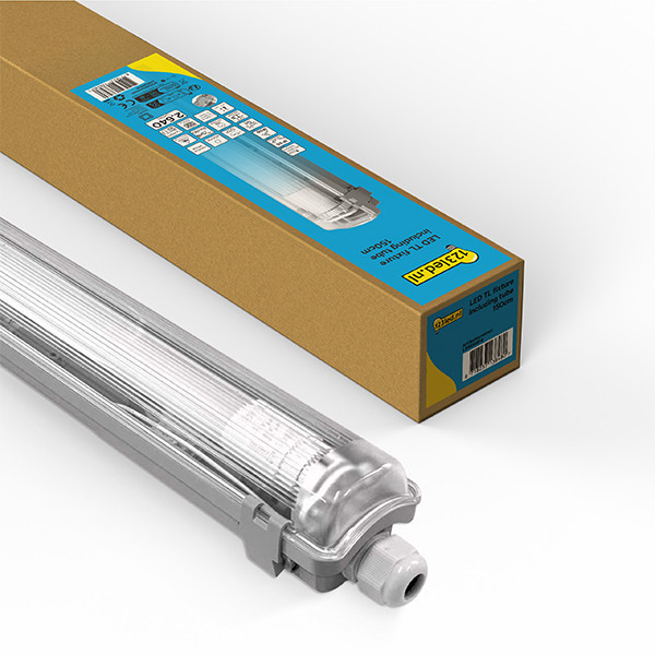 123led LED TL armatuur 150 cm | incl. TL buis | 4000K (840) | 2640 lumen | IP65 | 22W (58W) LDR08814 - 1