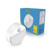 123led Nachtlamp op batterijen met sensor | Rond |  3x AAA | 3000K | 30 lumen | Wit
