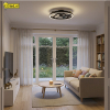 Plafondventilator met LED lamp | Ø 61.3 cm | 2200-6500K | Zwart | 27W LDR02467 - 3