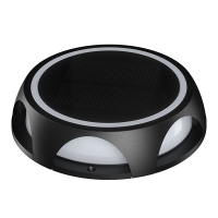 Solar prik/wandlamp | Bari | 3000K | Rond | IP65 | Zwart LDR08730