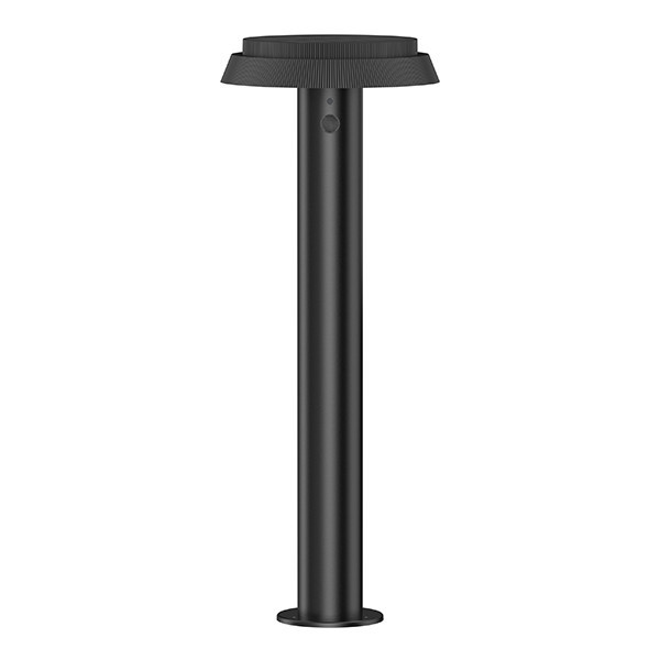Solar tuinlantaarn met sensor | Palermo | 1800-2700-3000K | IP44 | Zwart LDR08735 - 1
