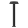 Solar tuinlantaarn met sensor | Palermo | 1800-2700-3000K | IP44 | Zwart LDR08735 - 1