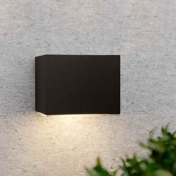 123led Solar wandlamp Avon Down zwart LDR08534 - 1